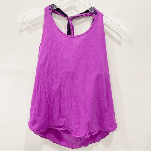 Lululemon Purple Tank Built-In Bra Tab Back 8 - Picture 1 of 7